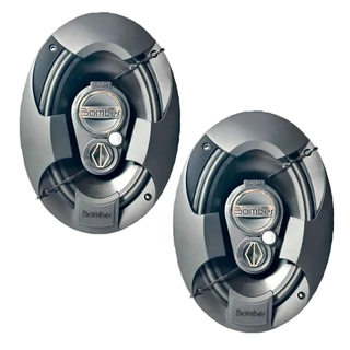 2 Alto Falantes Bomber 6x9" BBR 200w RMS Impedância 4 Ohms Bicho Papão 69 Quadriaxial