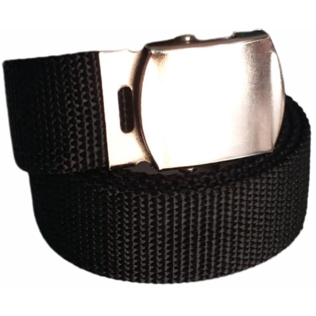 Cinto Tático Militar Com Fivela De Metal Niquelado e Rolete