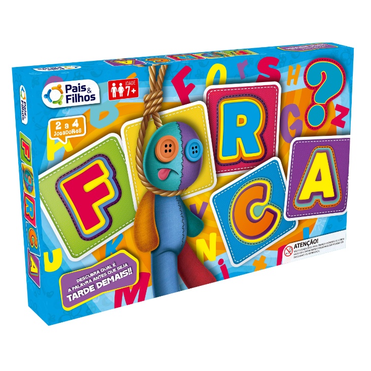 Jogo Forca Educativo Tabuleiro Letras Palavras 127 Peças