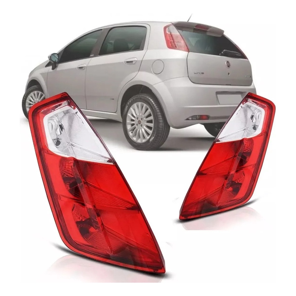 Lanterna Traseira Punto 07 2008 2009 2010 2011 2012 Rubi