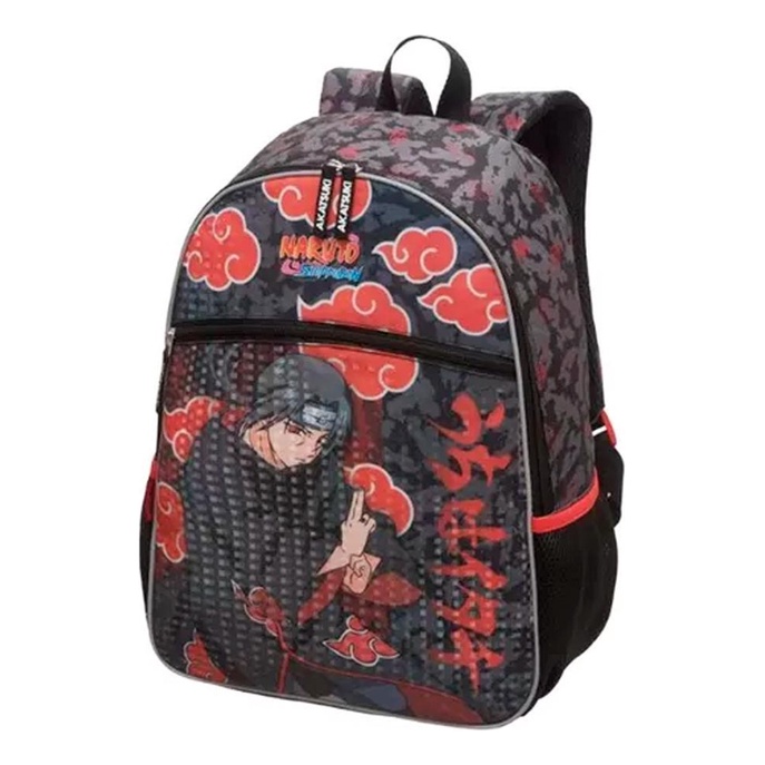 Calça Pijama Naruto Masculina - Sharingans Preta Média Bioworld