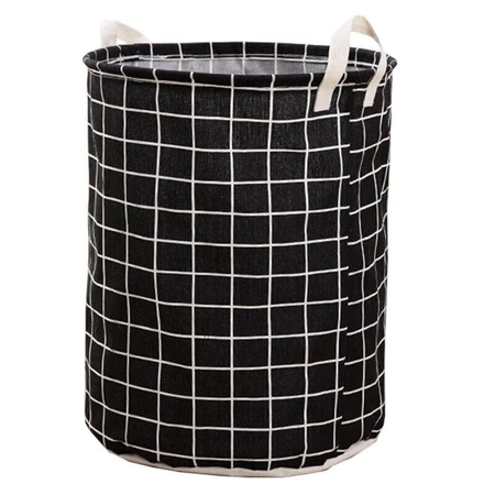 Cesto organizador multiuso dobrável–impermeável, compacto e resistente – ideal para roupa suja, brinquedos e mais | 40l