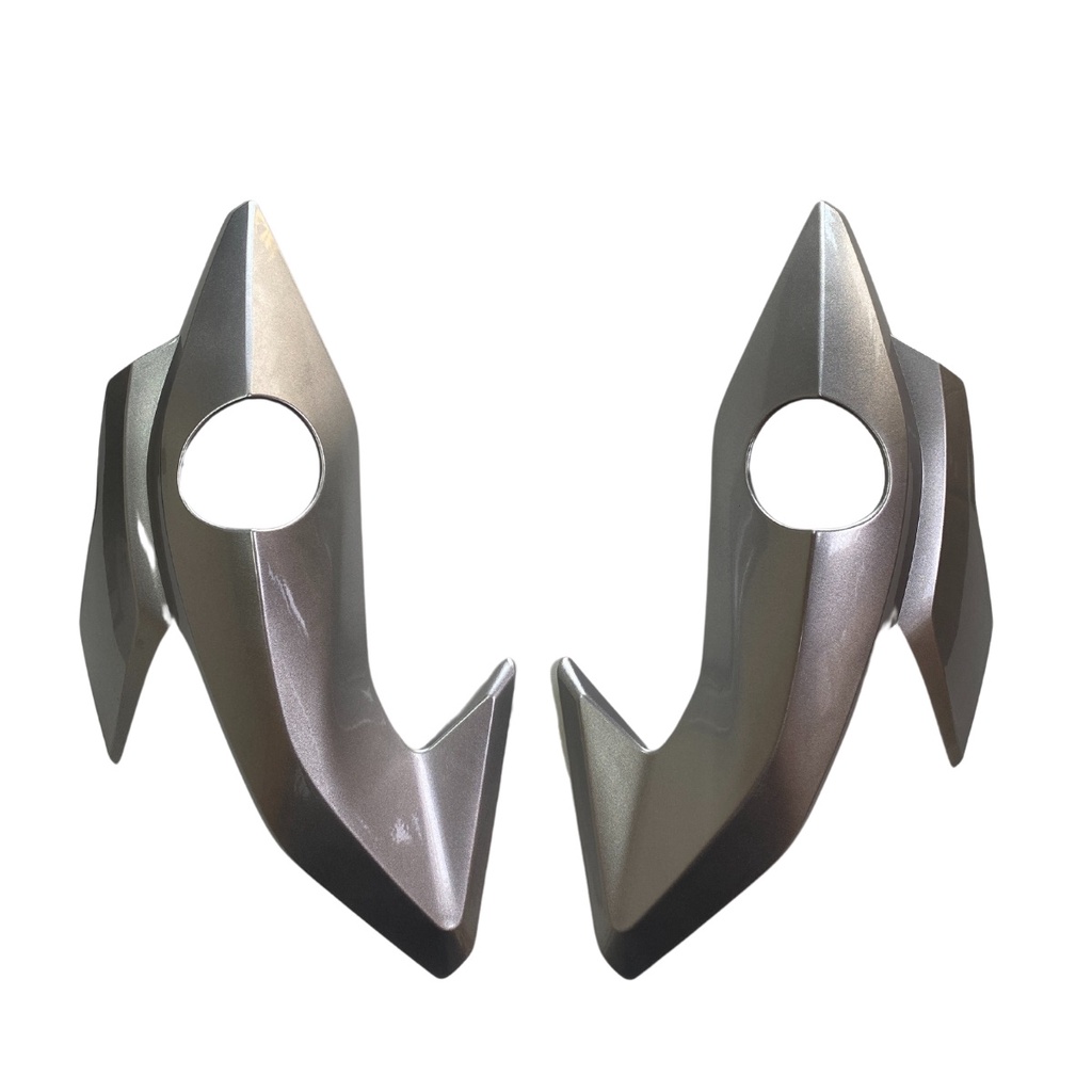 Carenagem Lateral Do Farol Bananinha Titan 160 EX - 2019 - PRATA FORCE METÁLICO