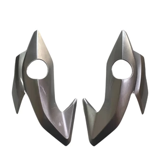 Carenagem Lateral Do Farol Bananinha Titan 160 EX - 2019 - PRATA FORCE METÁLICO