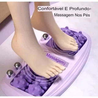 Massageador de Pés com Rolo Duplo Alívio Do Estresse E Relaxamento Profundo