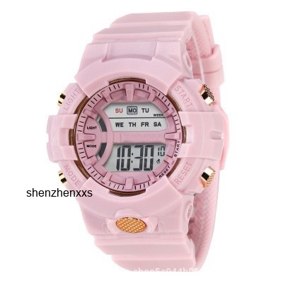 Macaron Coreano Cor Da Água Resistente À Unisexo Masculino Feminino Relo Jewelry Watch