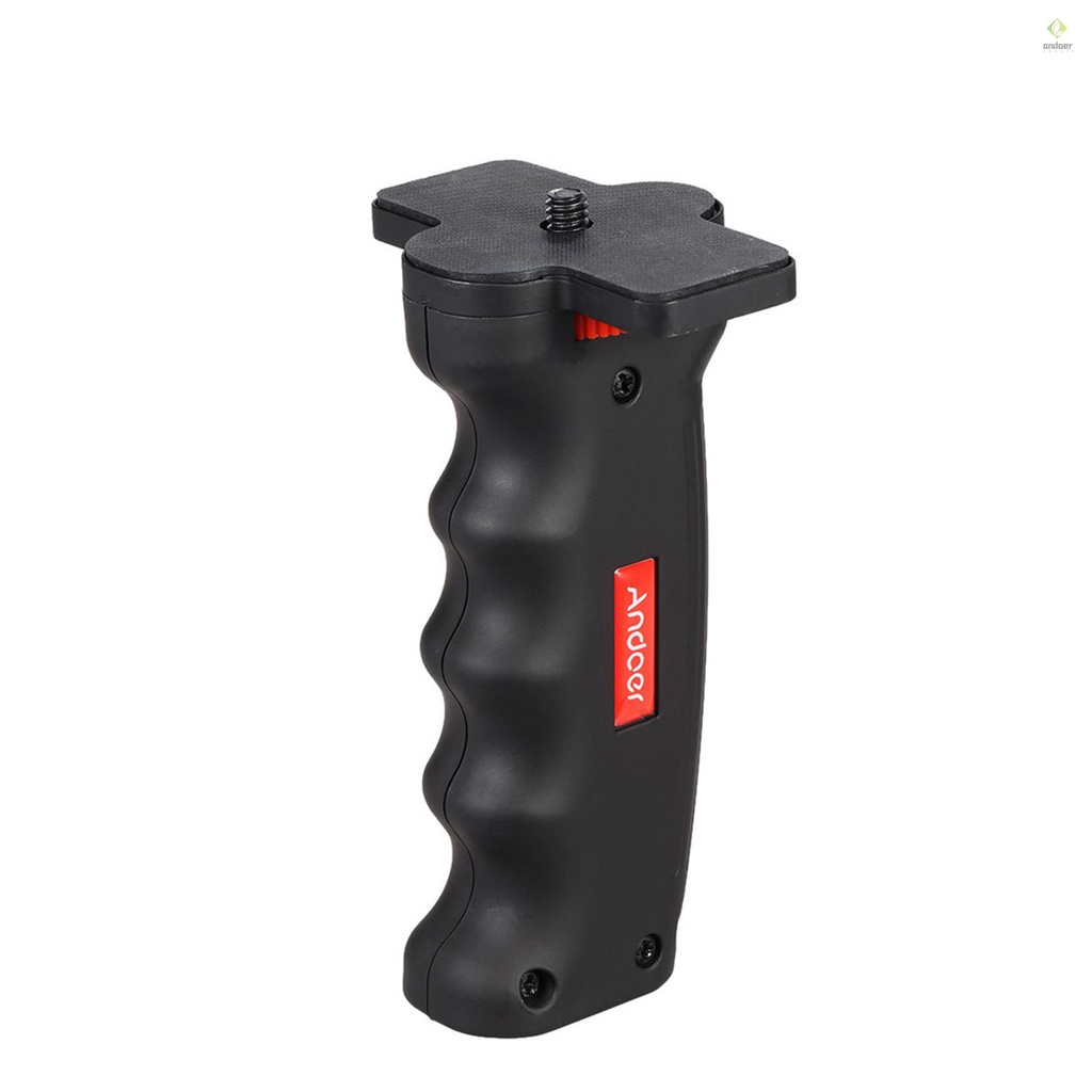 { ado } Andoer Cross-shaped Mini Universal Handheld Grip Porta-Estabilizador Portátil Com Suportes De Parafuso De 1/4 De Polegada Para Câmera De Ação