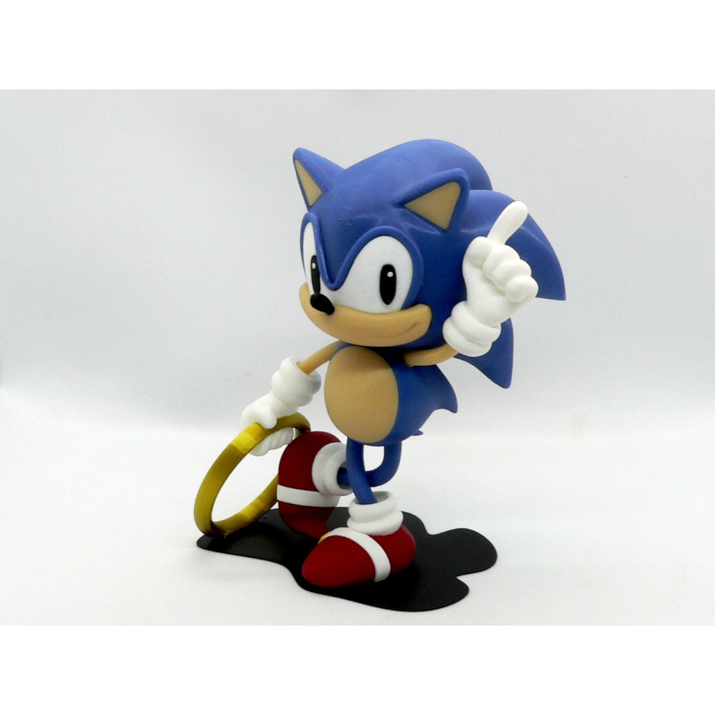 Estátua do Sonic the Hedgehog - Impressão 3D