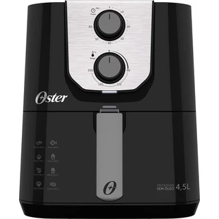 Fritadeira Elétrica Sem Óleo Oster Black Perform 4,5L OFRT510 127V em Oferta na Shopee