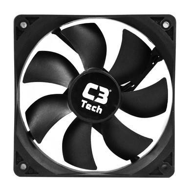 Cooler Fan C3Tech F7-100, 120mm, Preto - STORM F7-100BK