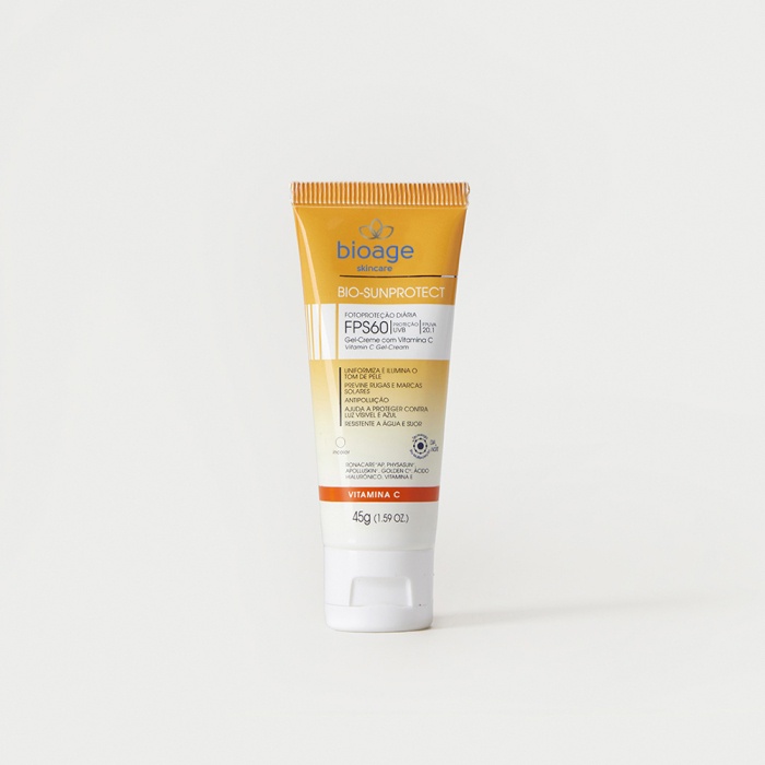 Bio Sunprotect Gel Creme Vitamina C Incolor Fps G Shopee Brasil