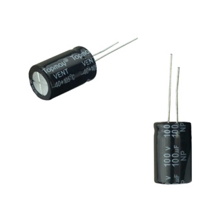 25x Capacitor Eletrolítico 100uf x 100v 105º Kit c/25 Peças