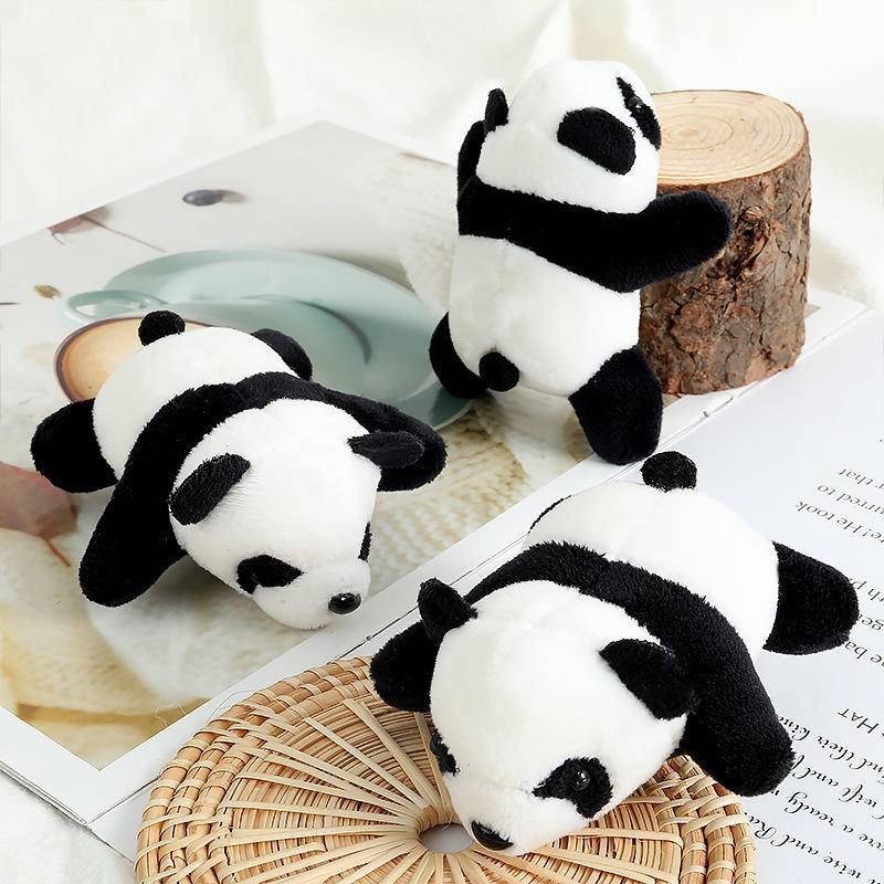 Panda fluffy hot sale toy