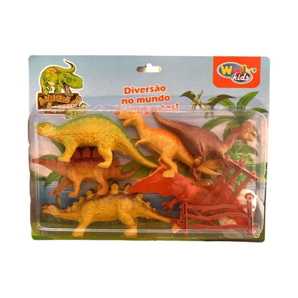 Super Kit de Pintura: Dinossauros - Brincadeira de Criança - Paraná  Plásticos Mega Store