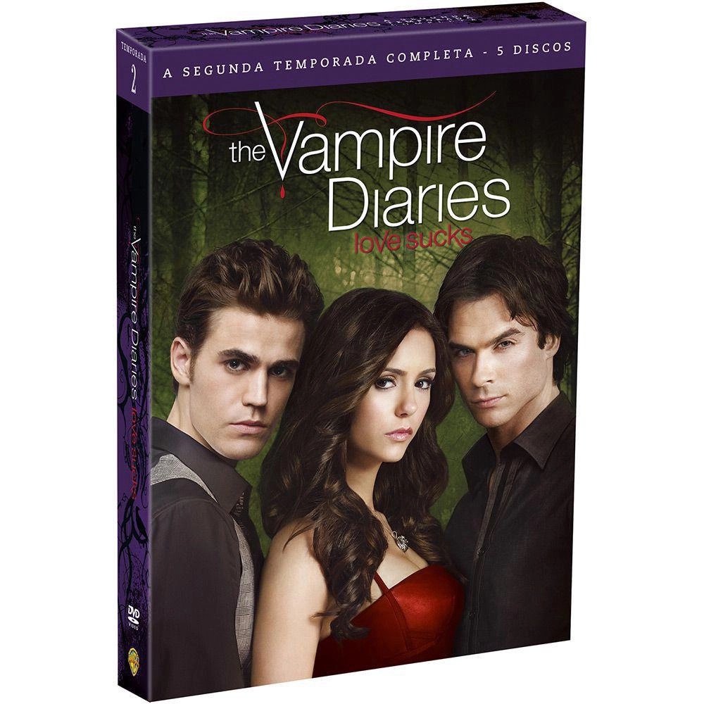 Box Blu-ray 1080p full hd Diarios de Um Vampiro (Vampire Diaries) completo  as 8 temporadas