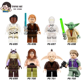 Star Wars Building Block Doll Ganggen Ivan Anakin Malaqili Building Block Minifigure Coleção Ornamentos mini Modelo Brinquedos Infantis