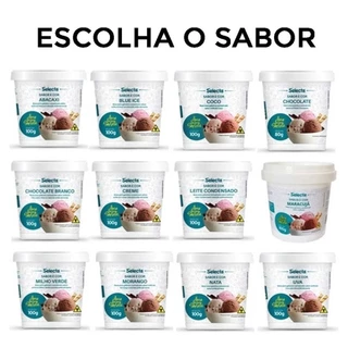 Base Sorvete Sabor em Pó para Sorvete Escolha o Sabor 80g a 100g - Selecta