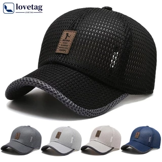 LOVETAG Boné De Baseball Masculino Malha Respirável Ao Ar Livre Protetor Solar Ajustável De Algodão Casual C8O5