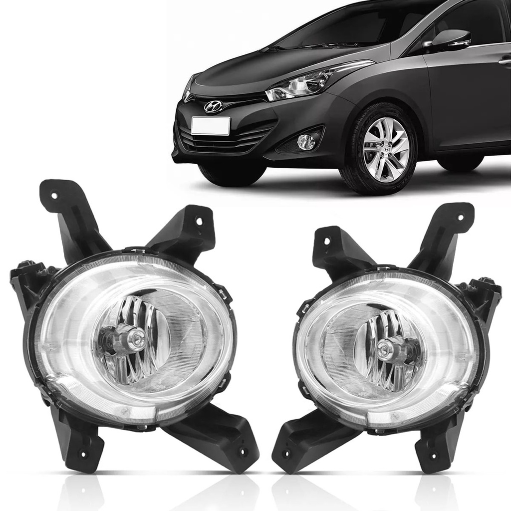 Par Farol De Milha Neblina Auxiliar Hyundai Hb20 2013 2014 2015