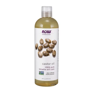 Óleo de Castor 473ml Now Foods Castor Oil 100% Puro