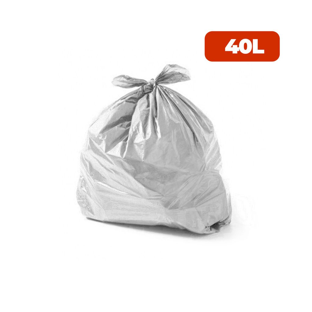 Saco para Lixo 40 Litros Leitoso com 100 unidades Primebag