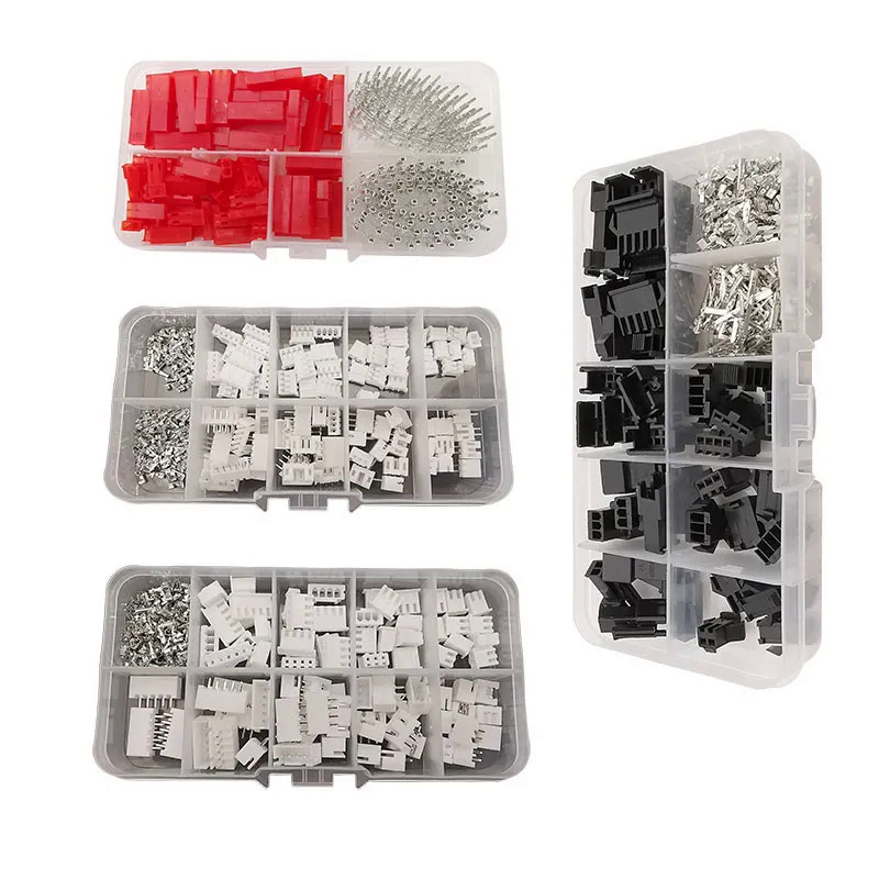 1Box JST PH 2.0mm/XH 2.54mm/SYP/SM/VH 3.96mm Passo Conector Fêmea De Encaixe Para Terminal