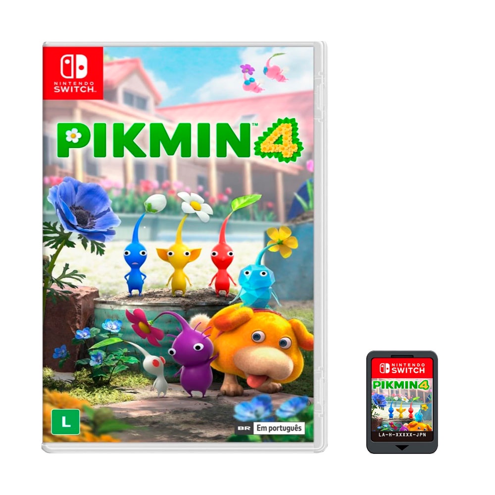 Jogo Pikmin 4 Nintendo Switch Mídia Física em Português
