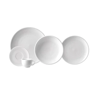 Serviço De Jantar E Chá Porcelana 30 Peças Artesanal Schmidt
