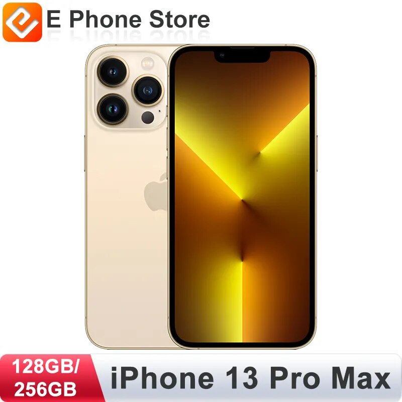 Apple iPhone 13 Pro max 128GB/256GB A15 Bionic Chip 6.7 " Tela OLED Suporte Para Identificação Facial 12MP 12MP Câmera NFC 5G-GoodLuckGift