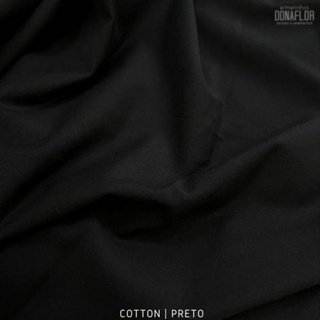 Comprar Cotton Egípcio Preto Pettenati 90%Algodão 10% Elastano - a