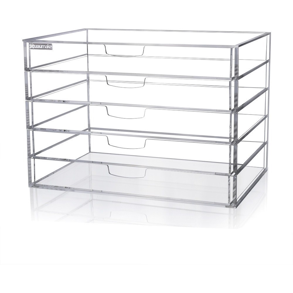Gaveteiro Organizador Dreams 5 Gavetas Acrílico Cristal