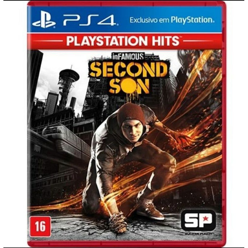 JOGO PS4 Infamous Second Son MÍDIA FÍSICA IMPECÁVEL DUBLADO