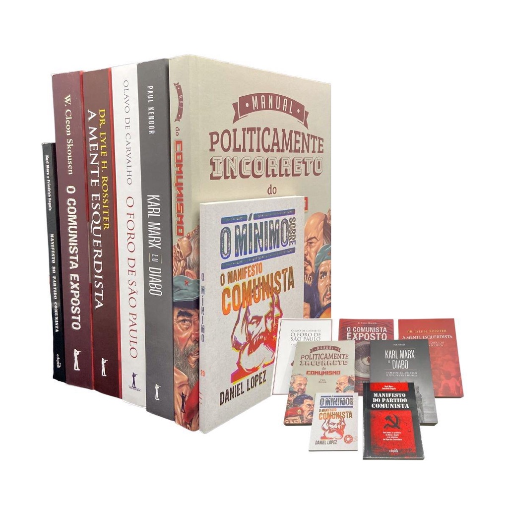 Kit A Mente Esquerdista e sua Influência Na Formação Polític | Shopee ...