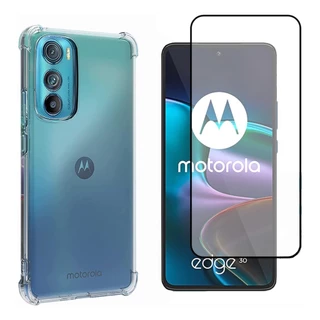 Capa Case Capinha Anti Impacto Moto Edge 30 + Película 3D Vidro Temperado