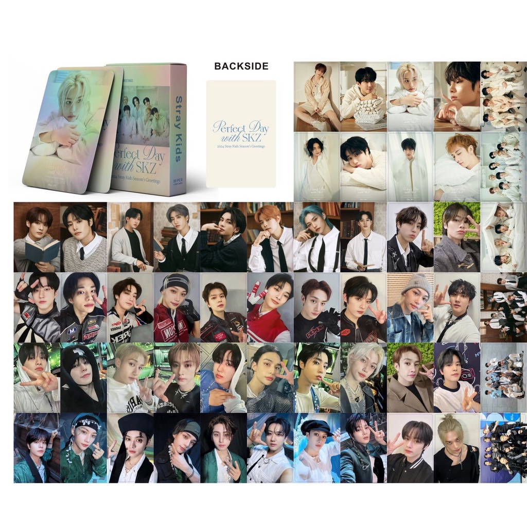 55pcs Kpop Stray Kids 5 Star Album Paper Lomo Photo Cards