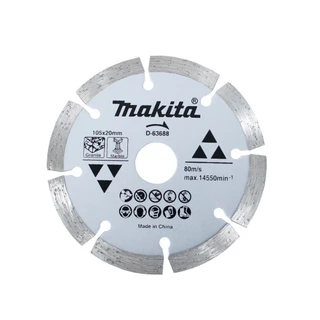 Disco diamantado - Makita - corte a seco - 105 mm segmentado para mármores e granito em Oferta na Shopee
