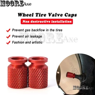 Mooreaxe Acessórios Para Motocicletas Universal Modificado Crossover Tampas De Válvulas Pneus 8 Cores De Liga De Alumínio CNC Estanques Ao Ar QMX03