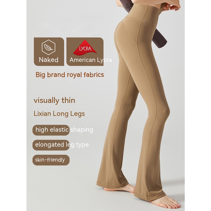 Calça de ioga feminina cintura alta elástica tamanho grandeO tecido de  elevação das nádegas tem uma boa textura, é confortável não desaparece e  não é transparente