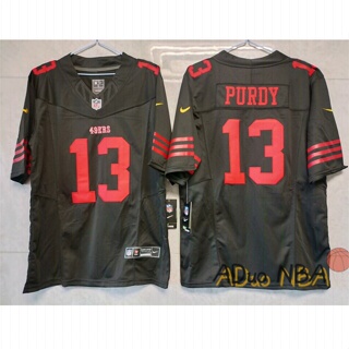 Nike Men's San Francisco 49ers Brock Purdy #13 Black Game Jersey