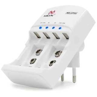 Carregador De Pilha Aa/aaa Bivolt Auto Stop S/ Pilha Mo-cp50 mox