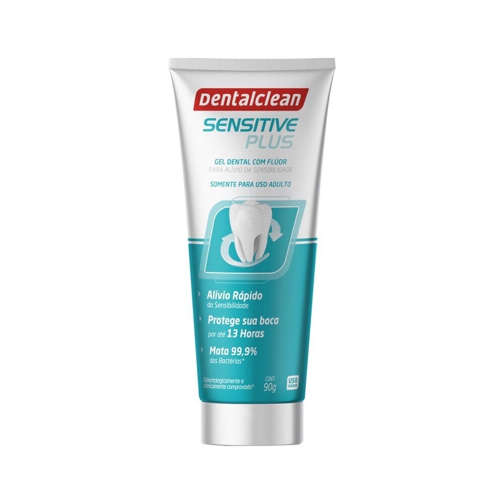 Pasta de Dente Gel Dental Sensitive Plus 90g Creme Dental Sensíveis ...