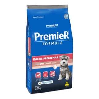 Alimento Premier Super Premium Formula Para Cão Filhote De Raças Pequena Sabor Frango De 20 Kg