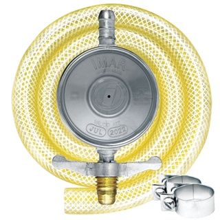 Regulador para Gás Imar 0727/05 ABS, Médio Cinza, 1Kg/H, com Mangueira 125cm