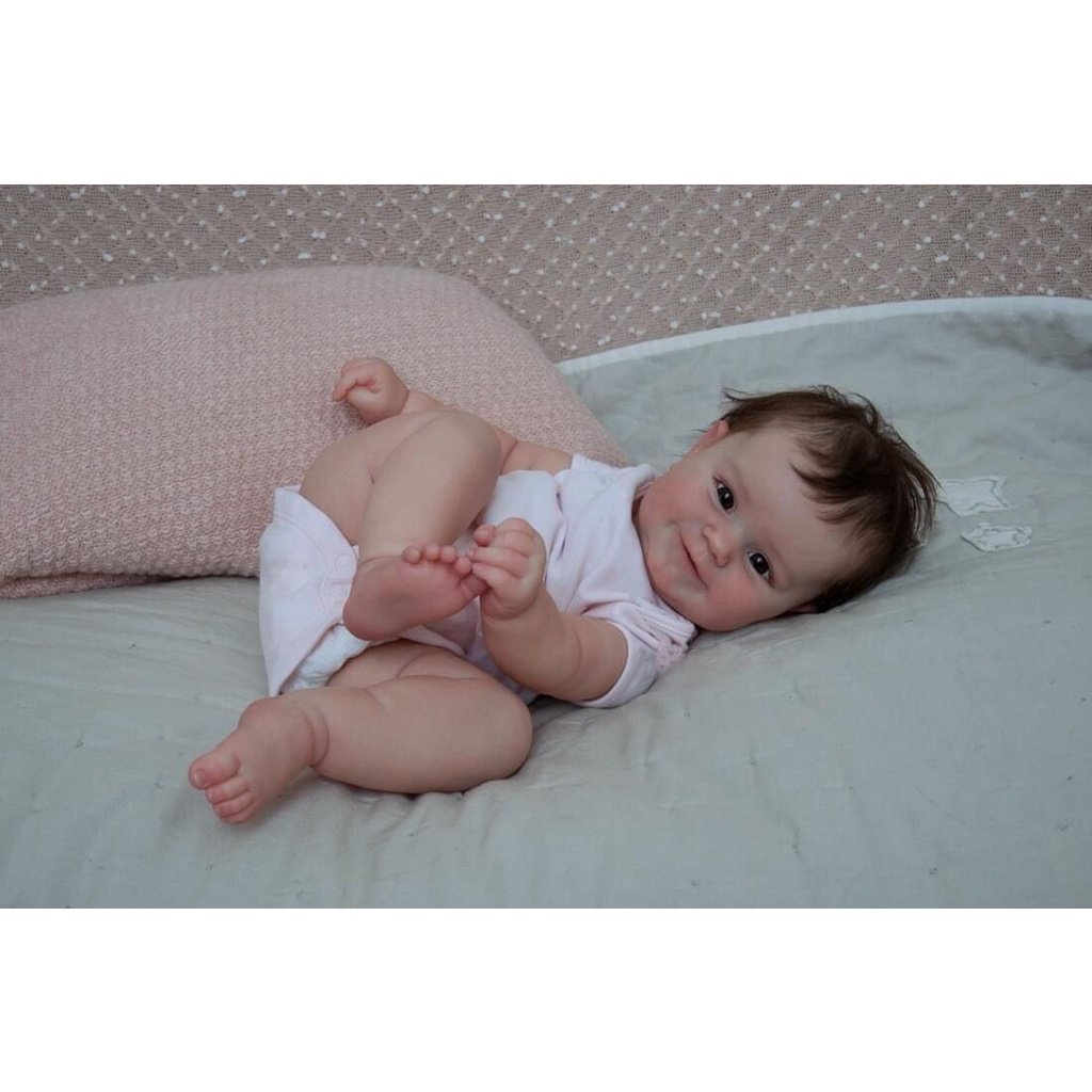 NPK 50CM Reborn Baby Boneca Recém-nascido Menina Bebê