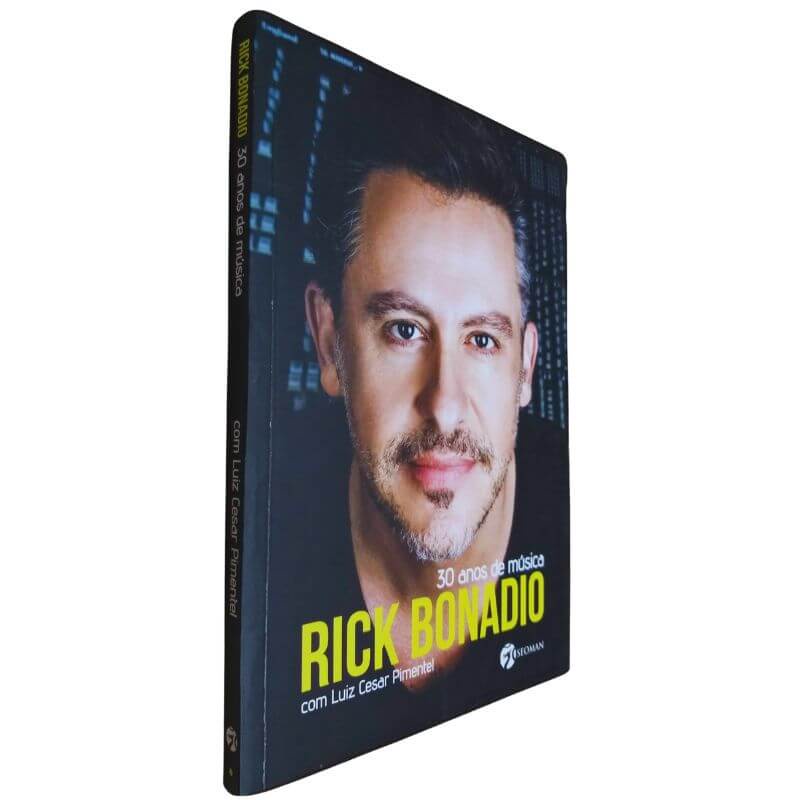 Livro Físico Biografia Rick Bonadio 30 Anos de Música com Luiz Cesar ...