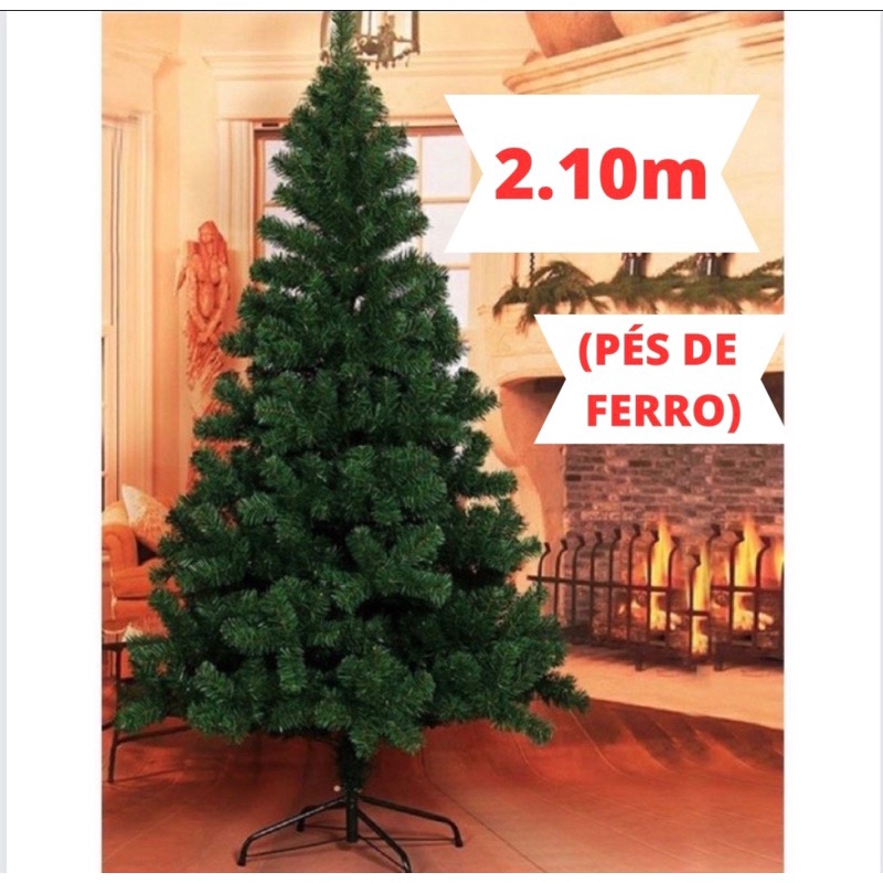 Árvore De Natal 210cm 750 Galhos / 150cm 300 Galhos /180cm 500 Galhos