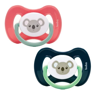 Chupeta Comfort Com Capa Protetora Decorada Coala Buba