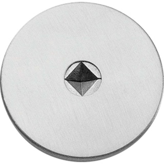 Trava SM 1000 redonda inox escovado 1 unidade Pado Trava Ix Sm Roseta Redonda 1000 Ixe Pado 1Pc Pado
