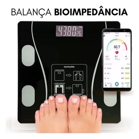 Balança Digital Bioimpedância Corporal
