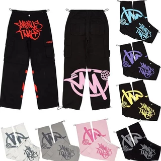Menos Duas Carga Y2k Casual 2023 Baggy Streetwear Ginásio Esportivo Jeans Ropa Homens Vestuário Calças De Suor Pantalones Minustwo Pant Hombre